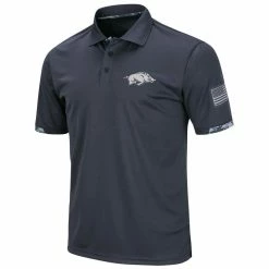 Colosseum Men's Charcoal Arkansas Razorbacks OHT Military Appreciation Digital Camo Polo -Colosseum Shop DSCO1153025464 1904 ALT2