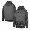 Colosseum Men's Charcoal Iowa State Cyclones OHT Military Appreciation Camo Stack Raglan Pullover Hoodie