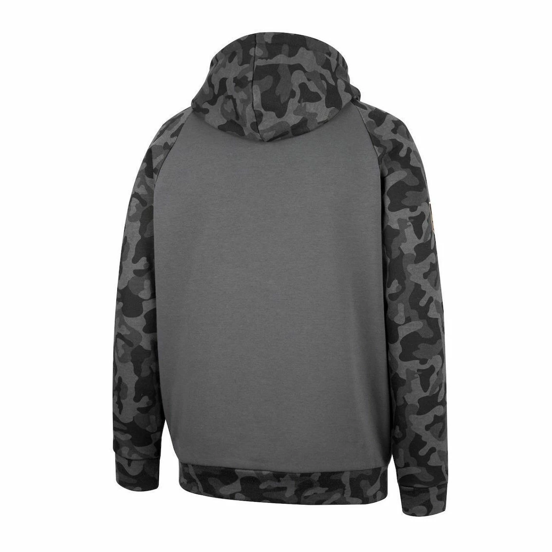 Colosseum Men's Charcoal Iowa State Cyclones OHT Military Appreciation Camo Stack Raglan Pullover Hoodie 4 Colosseum Men's Charcoal Iowa State Cyclones OHT Military Appreciation Camo Stack Raglan Pullover Hoodie - Image 4