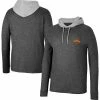 Colosseum Men's Black Iowa State Cyclones Ballot Waffle-Knit Thermal Long Sleeve Hoodie T-Shirt