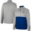 Colosseum Men's Gray Arizona Wildcats John Half-Zip Jacket