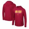 Colosseum Men's Cardinal Iowa State Cyclones Team Color Rival Hoodie Long Sleeve T-Shirt