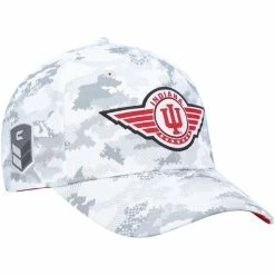 Men's Colosseum Camo Indiana Hoosiers OHT Military Appreciation Snapback Hat -Colosseum Shop DSCO1156873352 BGrd ALT3