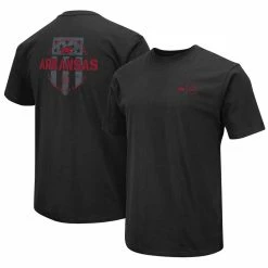 Colosseum Men's Black Arkansas Razorbacks OHT Military Appreciation T-Shirt