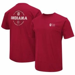 Colosseum Men's Crimson Indiana Hoosiers OHT Military Appreciation T-Shirt