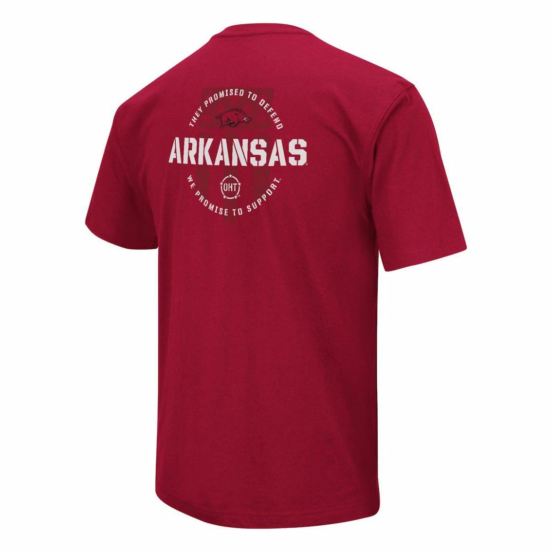 Colosseum Men's Cardinal Arkansas Razorbacks OHT Military Appreciation T-Shirt 4 Colosseum Men's Cardinal Arkansas Razorbacks OHT Military Appreciation T-Shirt - Image 4