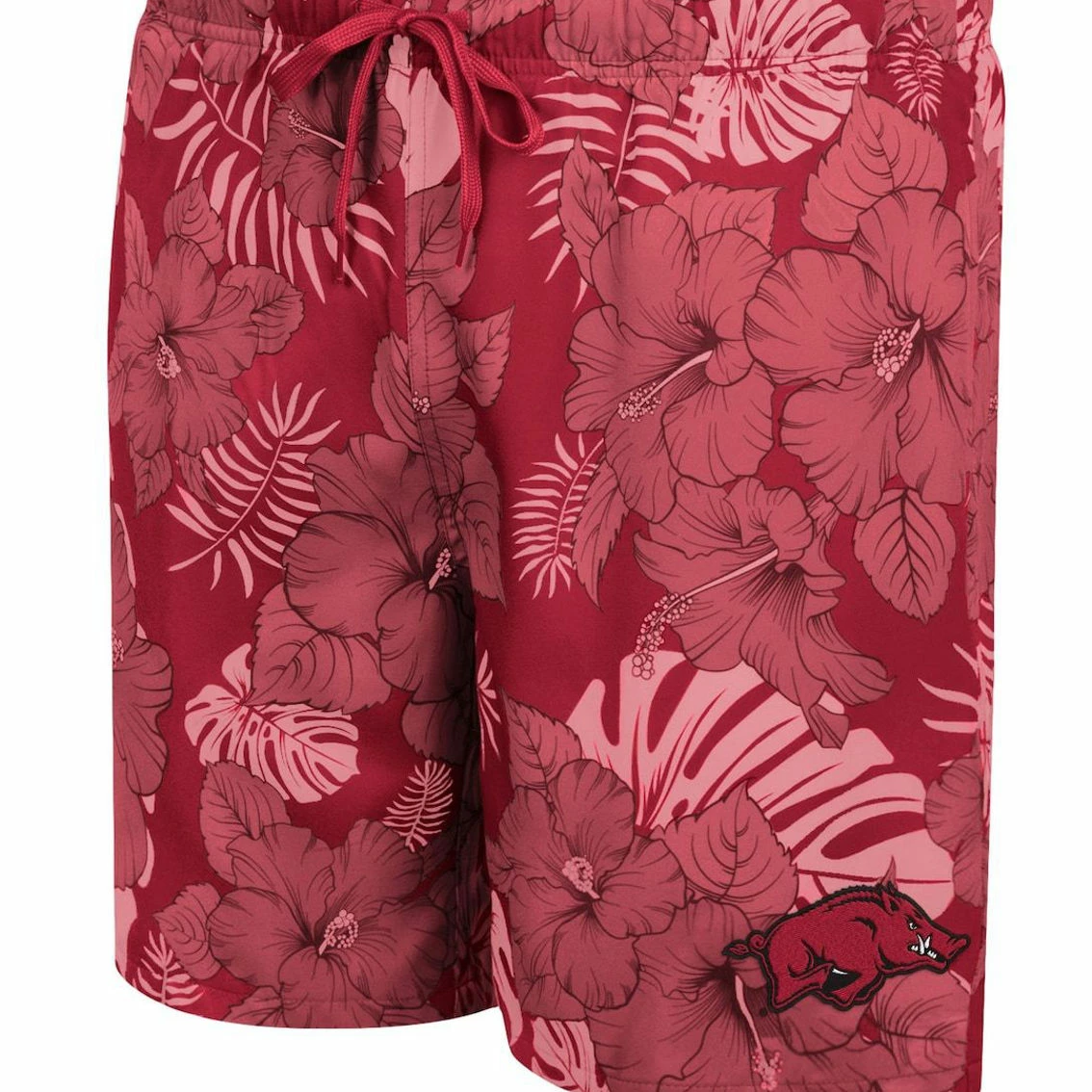 Colosseum Men's Cardinal Arkansas Razorbacks The Dude Swim Shorts 3 Colosseum Men's Cardinal Arkansas Razorbacks The Dude Swim Shorts - Image 3