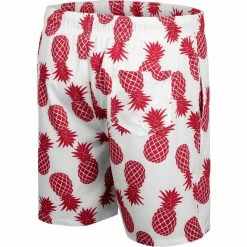 Colosseum Men's White/Crimson Indiana Hoosiers Pineapple Swim Shorts -Colosseum Shop DSCO1159739326 3550 ALT3