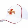 Colosseum Men's White Iowa State Cyclones Take Your Time Snapback Hat