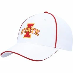 Colosseum Men's White Iowa State Cyclones Take Your Time Snapback Hat