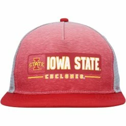 Colosseum Men's Cardinal/Gray Iowa State Cyclones Snapback Hat 6 Colosseum Men's Cardinal/Gray Iowa State Cyclones Snapback Hat -Colosseum Shop DSCO1160290574 4633 ALT2
