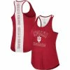 Colosseum Women's Crimson Indiana Hoosiers 10 Days Racerback Scoop Neck Tank Top