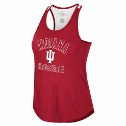 Colosseum Women's Crimson Indiana Hoosiers 10 Days Racerback Scoop Neck Tank Top 6 Colosseum Women's Crimson Indiana Hoosiers 10 Days Racerback Scoop Neck Tank Top -Colosseum Shop DSCO1160594323 2840 ALT2