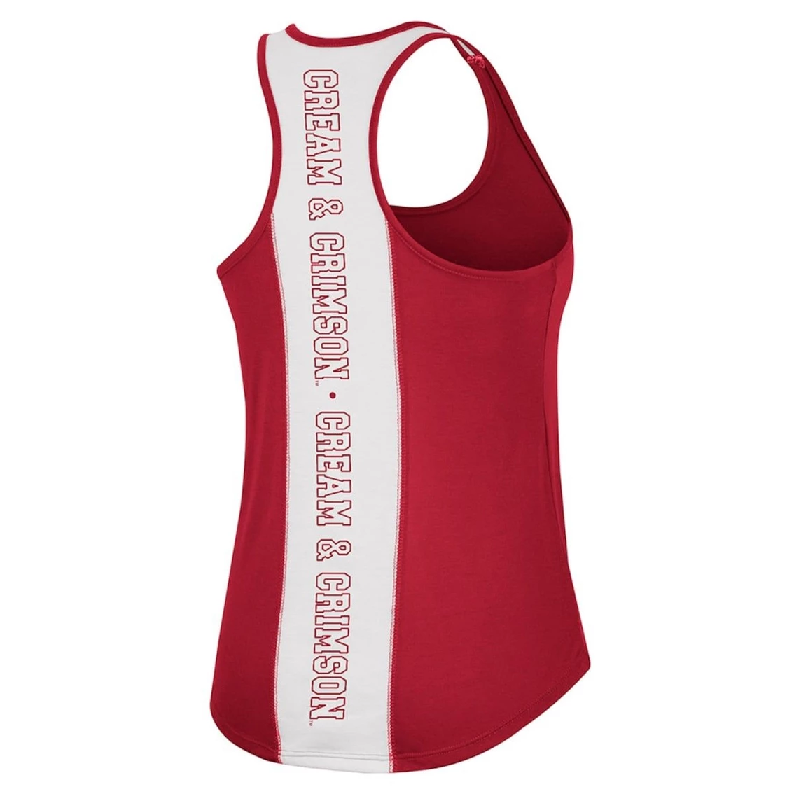 Colosseum Women's Crimson Indiana Hoosiers 10 Days Racerback Scoop Neck Tank Top 4 Colosseum Women's Crimson Indiana Hoosiers 10 Days Racerback Scoop Neck Tank Top - Image 4
