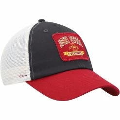 Colosseum Men's Charcoal Iowa State Cyclones Objection Snapback Hat -Colosseum Shop DSCO1161199056 1904 ALT3