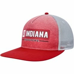 Colosseum Men's Crimson/Gray Indiana Hoosiers Snapback Hat