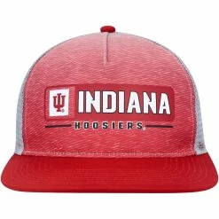Colosseum Men's Crimson/Gray Indiana Hoosiers Snapback Hat -Colosseum Shop DSCO1161372848 2840 ALT2