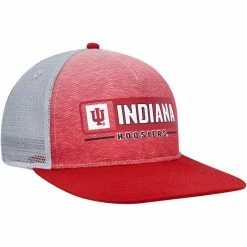 Colosseum Men's Crimson/Gray Indiana Hoosiers Snapback Hat -Colosseum Shop DSCO1161372848 2840 ALT3