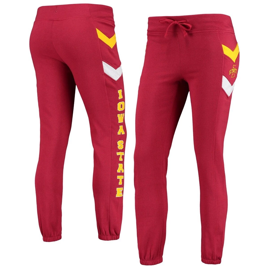 Colosseum Women's Cardinal Iowa State Cyclones Kripke Chevron Jogger Pants 2 Colosseum Women's Cardinal Iowa State Cyclones Kripke Chevron Jogger Pants - Image 2